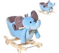 Cheval à bascule, forme d'éléphant, toboggan transformable