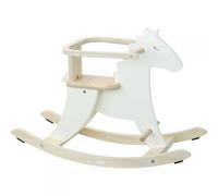 Vilac Cheval à bascule Hudada blanc ivoire avec arceau Blanc G