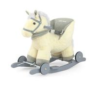 Cheval à bascule - MILLY MALLY - Polly - Beige - Bois - Tissu