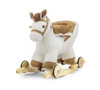Cheval à bascule milly mally polly blanc