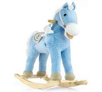 Cheval À Bascule Poney Bleu