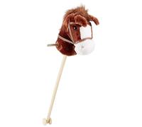 Cheval à bâton avec son brun foncé