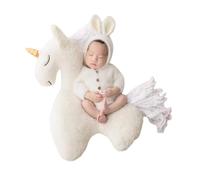 Cheval à corne unique - Accessoire de photographie pour bébé - Assistant de pose de studio pour garantir le confort et pendant les séances photo - Accessoires de photographie pour bébé