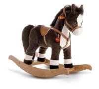 Cheval à enfourcher Marron | Jouet à Bascule Jouet en Peluche pour Enfants | Trudi | 34x58x78cm | Jumbo | Rocking Animals | modèle 29708
