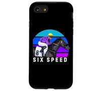 Cheval à Six Vitesses, Course de Chevaux, Santa Anita, Del Mar, Chevaux Coque pour iPhone SE (2020) / 7/8