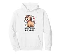 Cheval à Travers Les Contes de fées Mignon Poney Kawaii Sweat à Capuche