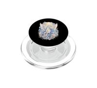 Cheval ailé Pegasus Céleste Floral Fantasy Mythe Art PopSockets PopGrip pour MagSafe