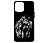Cheval Amant Chevaux Fille Femmes Équitation Coque pour iPhone 12 Pro Max