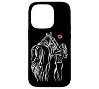 Cheval Amant Chevaux Fille Femmes Équitation Coque pour iPhone 14 Pro