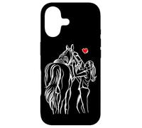 Cheval Amant Chevaux Fille Femmes Équitation Coque pour iPhone 17