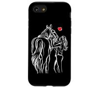 Cheval Amant Chevaux Fille Femmes Équitation Coque pour iPhone SE (2020) / 7/8