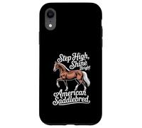 Cheval américain Saddlebred Step High, Shine Bright Coque pour iPhone XR