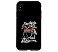 Cheval américain Saddlebred Step High, Shine Bright Coque pour iPhone XS Max