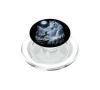 Cheval andalou rétro Moon années 90 Bootleg Meme Farm Horses PopSockets PopGrip pour MagSafe