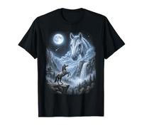 Cheval andalou rétro Moon années 90 Bootleg Meme Farm Horses T-Shirt