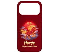 Cheval Année Chinois Zodiaque Lunaire Nouvel an Feu Cheval Coque pour iPhone 17 Pro Max