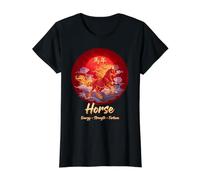 Cheval Année Chinois Zodiaque Lunaire Nouvel an Feu Cheval T-Shirt Graphique avec Valeur