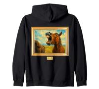 Cheval Artistique Expression Originale Sweat à Capuche