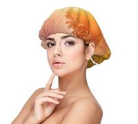 Cheval au crépuscule,Bonnet de nuit en satin pour adulte - Bonnet de nuit élastique pour femme, couvre-cheveux de nuit