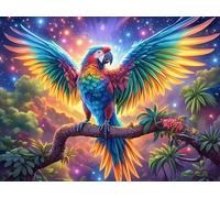 Cheval au Galop 1000 Pieces Casse-tête pour Ado en Carton Haute Densité Épais Animaux fantastiques vibrants Facile Débutant Jeu De Société Soirée Entre Amis Cadeau Fête des Pères 1000 PCS/75x50cm