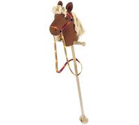 Cheval bâton en bois et coton TOYS PURE - Jesse James - 97cm