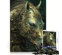 Cheval biomécanique Puzzle 1000 pièces pour Adultes pour développer sa logique et se détendre Assemblage précis Parfait pour Noël (50x75cm)