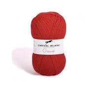 Cheval Blanc- Laine d'hiver-ORIENT - Coquelicot - 004-