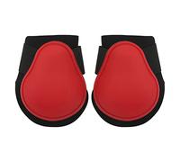 Cheval Bottes de jambe arrière Cheval Tendon Bottes de soutien Durable de protection pour sauter en cours d'exécution Sports équestres à haute vitesse formation PU néoprène 1 (Red hind legs L)