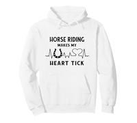 Cheval Cardiogram Fer à Cheval Cavaliers Chevaux Cheval Sweat à Capuche