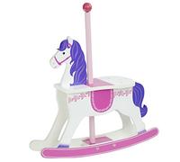 Cheval carrousel à Bascule en Bois pour poupée Jeux d’Imitation Jouet Olivias Little World TD-0097A