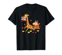 Cheval Chinois Girafe drôle Enfants Hommes Femmes Bonne année T-Shirt