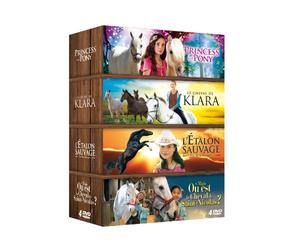 Cheval - Coffret 4 films : Princess and Pony + Le cheval de Klara + L'étalon sauvage + Mais où est le cheval de Saint-Nicolas ? [Pack]