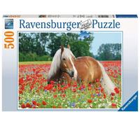 Cheval dans un champ de coquelicots Ravensburger 14831