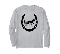 Cheval de Course au Trot équestre Chevaux Course de Trotting Manche Longue