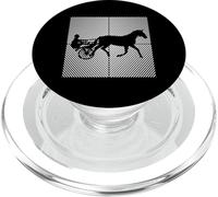 Cheval de Course au Trot équestre Chevaux Course de Trotting PopSockets PopGrip pour MagSafe