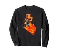 Cheval de feu Signe du Zodiaque Chinois 2026 Nouvel an Sweatshirt