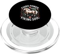 Cheval de Fjord norvégien « Fjord Power Viking Soul » PopSockets PopGrip pour MagSafe