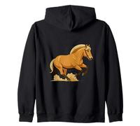 Cheval de Fjord norvégien gallopant Sweat à Capuche