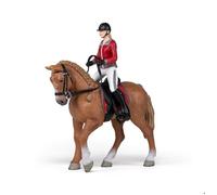Papo 51564 Cheval de promenade et sa cavalière Marron G