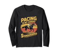Cheval de Race Standard « Pacing is My Cardio » Manche Longue