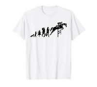 Cheval de Saut d'obstacle cavalière Équitation Chevaux T-Shirt Graphique avec Valeur