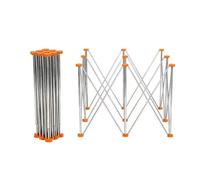 Cheval De Scie Pliant For Bûches, Support De Coupe De Bois De Chauffage Réglable En Acier, Chevalet De Support De Travail Portable, Capacité De 1 600 Kg For Les Entrepôts(112x112x72cm)