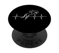 Cheval de Sport Battement de Coeur Chevaux Monter pour Les PopSockets PopGrip Adhésif