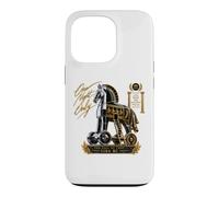 Cheval de Troie One Night Only Fall of Troy Greek Mythology Art Coque pour iPhone 13 Pro