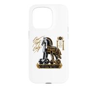 Cheval de Troie One Night Only Fall of Troy Greek Mythology Art Coque pour iPhone 15 Pro