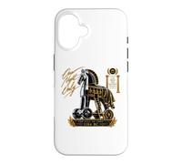 Cheval de Troie One Night Only Fall of Troy Greek Mythology Art Coque pour iPhone 16