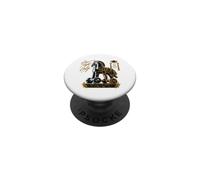 Cheval de Troie One Night Only Fall of Troy Greek Mythology Art PopSockets PopGrip Adhésif