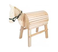 Cheval de voltige - BALANE - 111 cm - Bois non traité - Résistant aux intempéries - Mixte