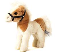 Cheval Debout,Beige/Blanc (Sans Sellette)¿23 Cm (Longueur)¿Cheval En Peluche¿Doudou