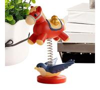 Cheval décoratif | Figurine de collection pour bureau, décoration de maison à cheval à bascule | pour famille, amis, étudiants, adultes, hommes, femmes, maison, intérieur, bureau, studio